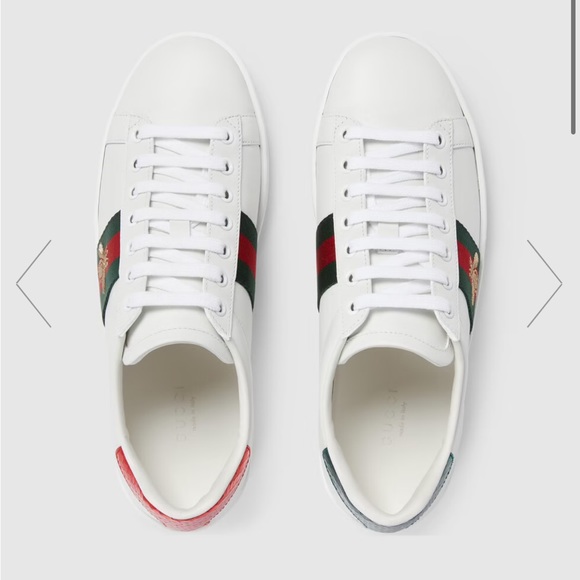 Authentic Gucci Ace Sneakers with Bee - Picture 9 of 12
